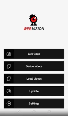 WEBVISION A android App screenshot 2